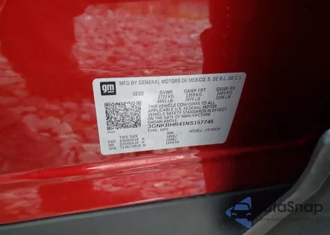 2022 Chevrolet Blazer 2Lt from USA, damaged, VIN 3GNKBHR41NS157745